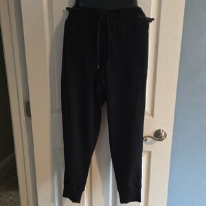 Danskin Now Black Sweatpants with Drawstring Waist